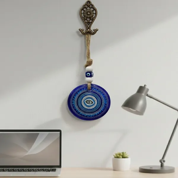 Evil_Eye_Hanging_Mandala_Art_for_Car_Dashboard_Rear_Mirror,_Home_&_Door_D�cor_|_Blue_Nazar_Battu_Wall_Hanging_with_Jute_Rope_|_Vastu_&_Spiritual_Decorative_Glass_Hanging_for_Entrance,_Living_Room,_Office_(24.5_cm)