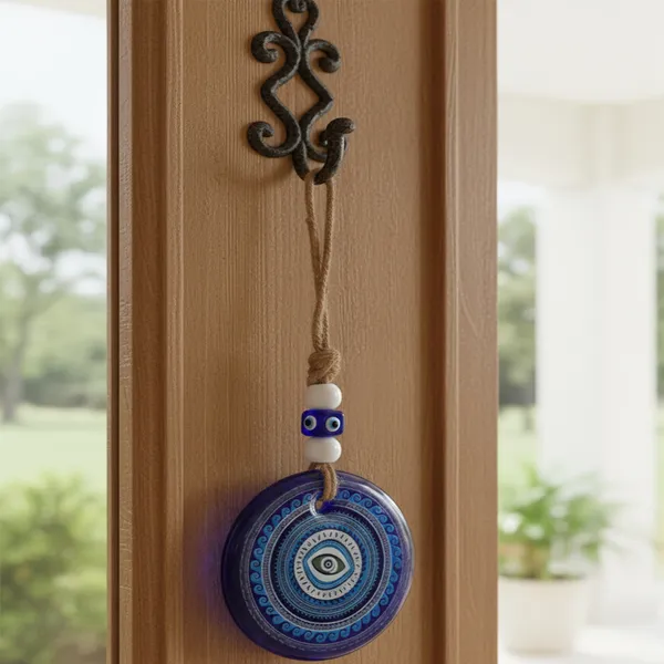 Evil_Eye_Hanging_Mandala_Art_for_Car_Dashboard_Rear_Mirror,_Home_&_Door_D�cor_|_Blue_Nazar_Battu_Wall_Hanging_with_Jute_Rope_|_Vastu_&_Spiritual_Decorative_Glass_Hanging_for_Entrance,_Living_Room,_Office_(24.5_cm)
