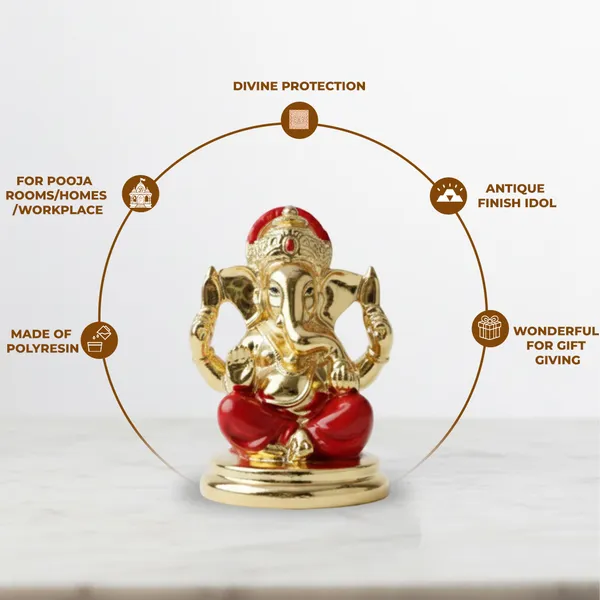 Golden_Ganesha_Idol_with_Red_Dhoti_|_Mini_Lord_Ganesh_Murti_for_Home_&_Office_D�cor_|_Vastu_Ganesha_Statue_for_Car_Dashboard_|_Pooja_Decor_&_Festive_Gift_Item