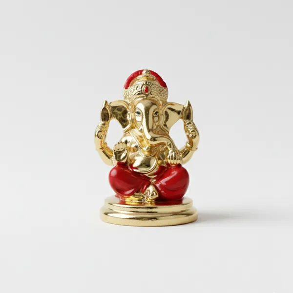 Golden_Ganesha_Idol_with_Red_Dhoti_|_Mini_Lord_Ganesh_Murti_for_Home_&_Office_D�cor_|_Vastu_Ganesha_Statue_for_Car_Dashboard_|_Pooja_Decor_&_Festive_Gift_Item