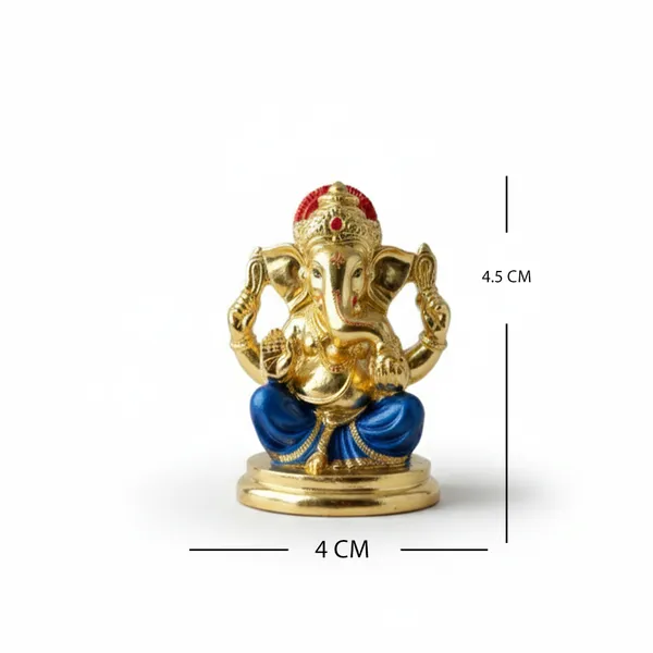 Golden_Ganesha_Idol_With_Blue_Dhoti_Mini_Decorative_Murti_for_Home_Temple_Office_Desk_Car_Dashboard_Spiritual_Vastu_Gift
