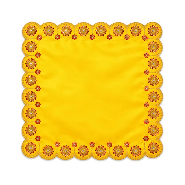 Puja_Aasan_16_x_16_Inch_for_God_Idol_&_Pooja_Chowki_|_Royal_Yellow_Satin_Fabric_with_Moti_Sequin_Embroidery_|_Decorative_Pooja_Asan_for_Ganesh,_Lakshmi_&_Daily_Puja_Rituals