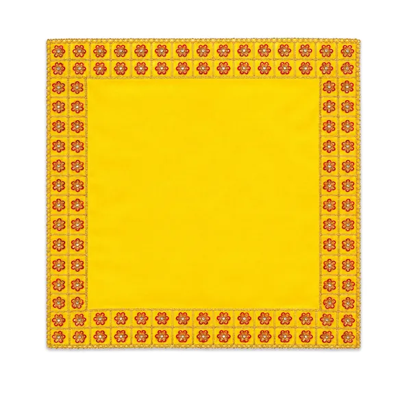 Puja_Aasan_16_x_16_Inch_for_God_Idol_&_Pooja_Chowki_|_Royal_Yellow_Satin_Fabric_with_Moti_Sequin_Embroidery_|_Decorative_Pooja_Asan_for_Ganesh,_Lakshmi_&_Daily_Puja_Rituals