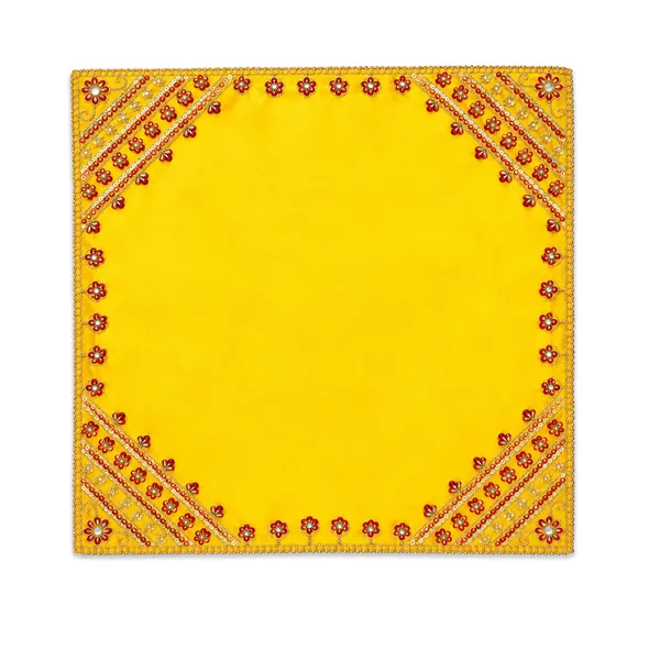 Puja_Aasan_16_x_16_Inch_for_God_Idol_&_Pooja_Chowki_|_Royal_Yellow_Satin_Fabric_with_Moti_Sequin_Embroidery_|_Decorative_Pooja_Asan_for_Ganesh,_Lakshmi_&_Daily_Puja_Rituals