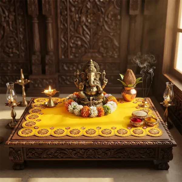 Puja_Aasan_14_x_8_Inch_for_God_Idol_&_Pooja_Chowki_|_Royal_Yellow_Premium_Satin_Fabric_with_Moti_Sequin_Embroidery_|_Decorative_Pooja_Asan_for_Ganesh,_Lakshmi_&_Daily_Puja