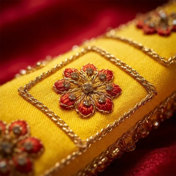 Puja_Aasan_14_x_8_Inch_for_God_Idol_&_Pooja_Chowki_|_Royal_Yellow_Premium_Satin_Fabric_with_Moti_Sequin_Embroidery_|_Decorative_Pooja_Asan_for_Ganesh,_Lakshmi_&_Daily_Puja
