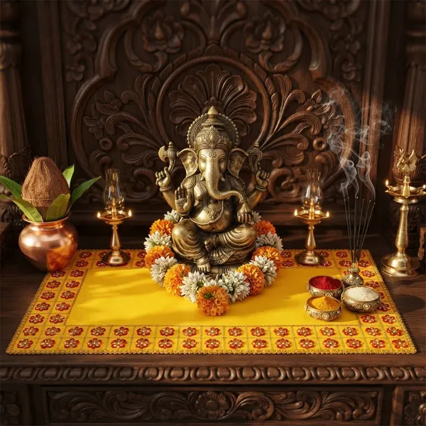 Puja_Aasan_14_x_8_Inch_for_God_Idol_&_Pooja_Chowki_|_Royal_Yellow_Premium_Satin_Fabric_with_Moti_Sequin_Embroidery_|_Decorative_Pooja_Asan_for_Ganesh,_Lakshmi_&_Daily_Puja