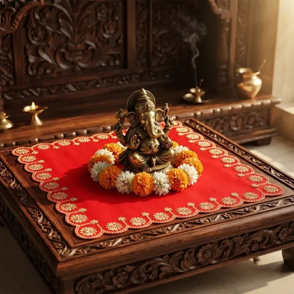Puja_Aasan_16_x_16_Inch_for_God_Idol_&_Pooja_Chowki_|_Royal_Red_Premium_Satin_Fabric_with_Moti_Sequin_Embroidery_|_Decorative_Pooja_Asan_for_Ganesh,_Lakshmi_&_Daily_Puja