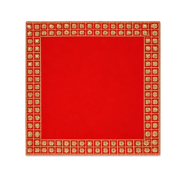 Puja_Aasan_16_x_16_Inch_for_God_Idol_&_Pooja_Chowki_|_Royal_Red_Premium_Satin_Fabric_with_Moti_Sequin_Embroidery_|_Decorative_Pooja_Asan_for_Ganesh,_Lakshmi_&_Daily_Puja