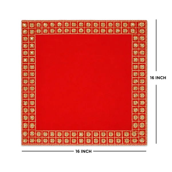 Puja_Aasan_16_x_16_Inch_for_God_Idol_&_Pooja_Chowki_|_Royal_Red_Premium_Satin_Fabric_with_Moti_Sequin_Embroidery_|_Decorative_Pooja_Asan_for_Ganesh,_Lakshmi_&_Daily_Puja
