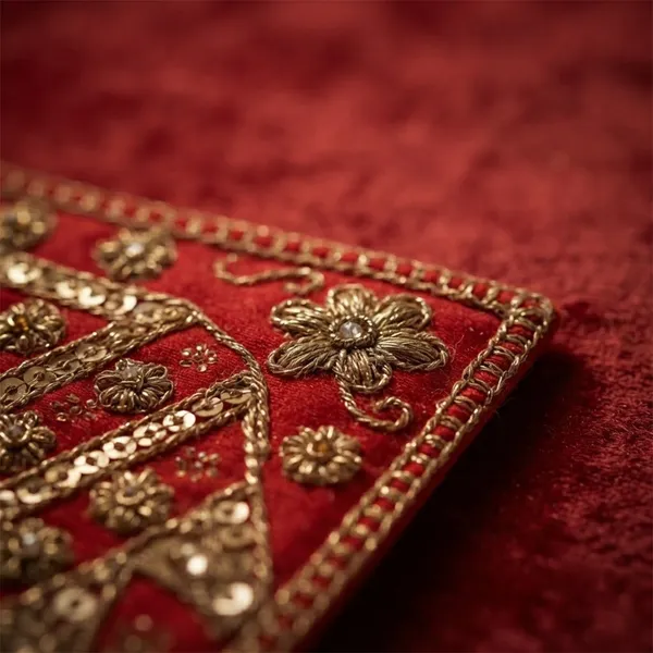 Puja_Aasan_14_x_8_Inch_for_God_Idol_&_Pooja_Chowki_|_Royal_Red_Premium_Satin_Fabric_with_Moti_Sequin_Embroidery_|_Decorative_Pooja_Asan_for_Ganesh,_Lakshmi_&_Daily_Puja