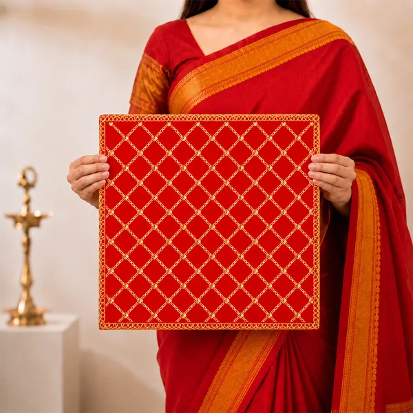 Puja_Aasan_12_x_12_Inch_Royal_Red_Velvet_Aasan_with_Golden_Sequin_Embroidery_|_Pooja_Aasan_for_God_Idol,_Ganesh_Sthapna,_Lakshmi_Sthapna_&_Daily_Puja