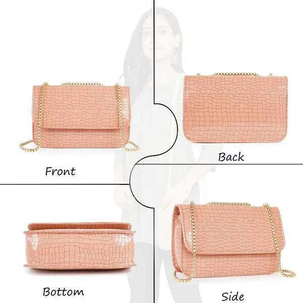Beige_Fabric_Solid_Sling_Bag_For_Women