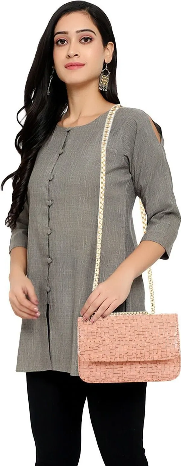 Beige_Fabric_Solid_Sling_Bag_For_Women