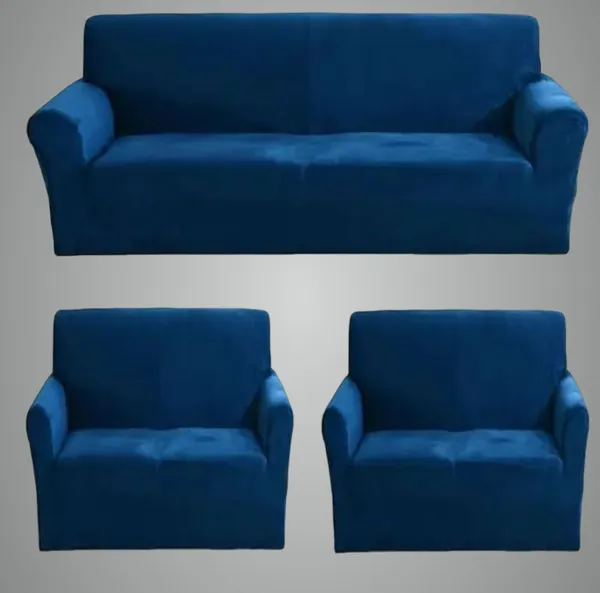 Blue_Polyester_Plain_Slip_Cover