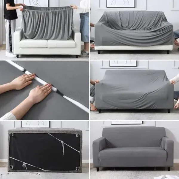 Grey_Polyester_Plain_Slip_Cover