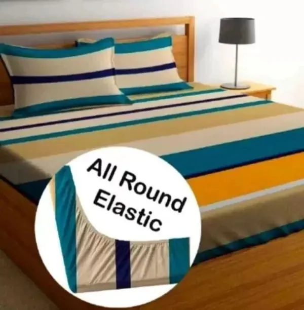 Multicolor_Cotton_Blend_Printed_Elastic_Fitted_Bed_Sheet_(_Thread_Count_250_)