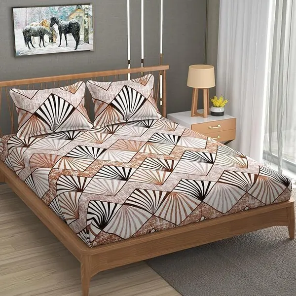 Multicolor_Woollen_Floral_Elastic_Fitted_Bed_Sheet_(_Thread_Count_240_)