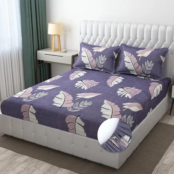Multicolor_Cotton_Blend_Printed_Elastic_Fitted_Bed_Sheet_(_Thread_Count_220_)
