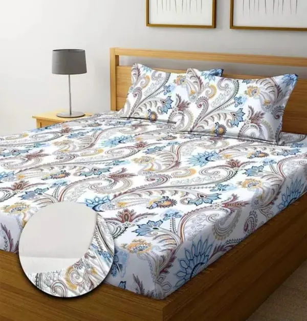 Multicolor_Cotton_Printed_Elastic_Fitted_Bed_Sheet_(_Thread_Count_250_)