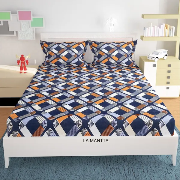 Multicolor_Microfiber_Geometric_Elastic_Fitted_Bed_Sheet_(_Thread_Count_250_)