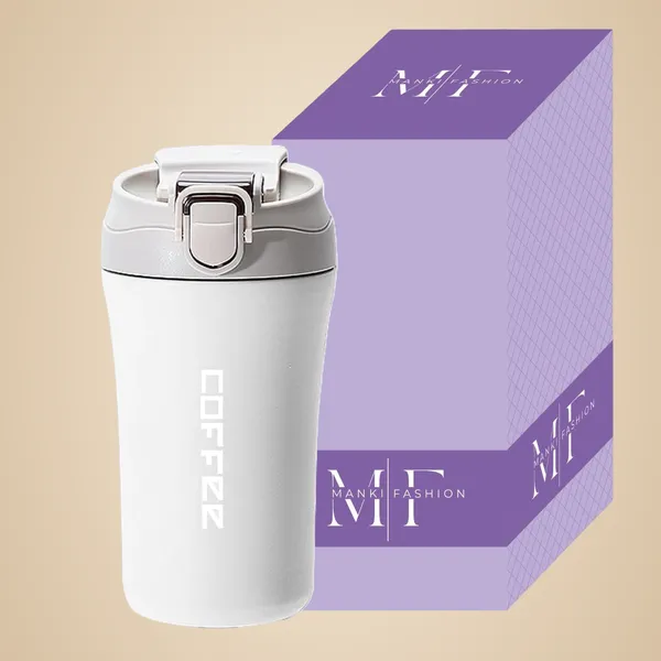White_Stainless_Steel_Leak_Proof_Tumbler_Hot_And_Cold_With_Handle,_Lid_&_Straw_(400_Ml)