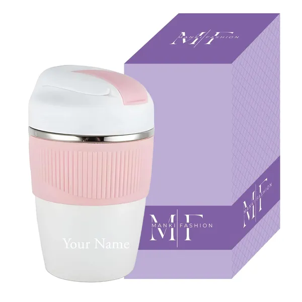 Pink_Personalised_Coffee_Mug_With_Inbuilt_Straw_And_Sip_Lid_Leak_Proof_Double_Wall_Stainless_Steel_|_Your_Name_Print_(350_Ml)