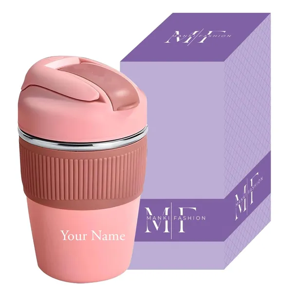 Red_Personalised_Coffee_Mug_With_Inbuilt_Straw_And_Sip_Lid_Leak_Proof_Double_Wall_Stainless_Steel_|_Your_Name_Print_(350_Ml)