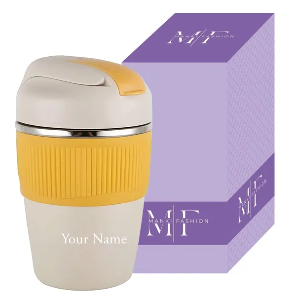 Yellow_Personalised_Coffee_Mug_With_Inbuilt_Straw_And_Sip_Lid_Leak_Proof_Double_Wall_Stainless_Steel_|_Your_Name_Print_(350_Ml)