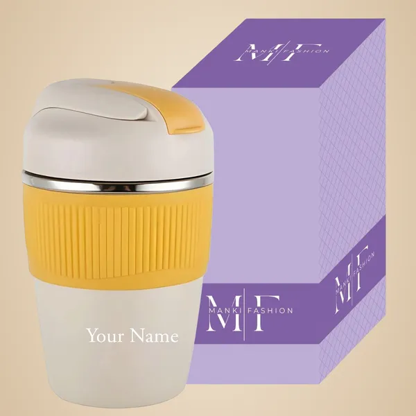 Yellow_Personalised_Coffee_Mug_With_Inbuilt_Straw_And_Sip_Lid_Leak_Proof_Double_Wall_Stainless_Steel_|_Your_Name_Print_(350_Ml)