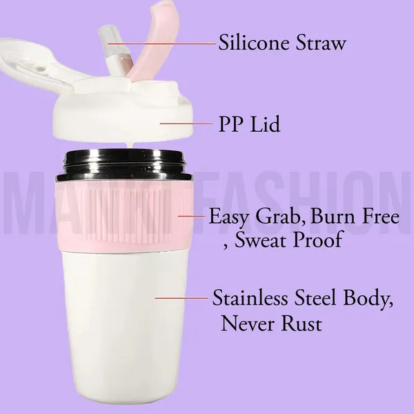 Pink_Personalised_Coffee_Mug_With_Inbuilt_Straw_And_Sip_Lid_Leak_Proof_Double_Wall_Stainless_Steel_|_Your_Name_Print_(480_Ml)