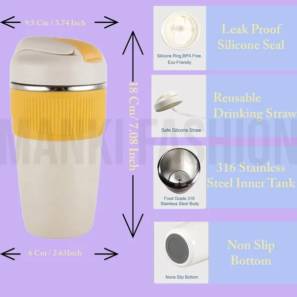 Yellow_Personalised_Coffee_Mug_With_Inbuilt_Straw_And_Sip_Lid_Leak_Proof_Double_Wall_Stainless_Steel_|_Your_Name_Print_(480_Ml)