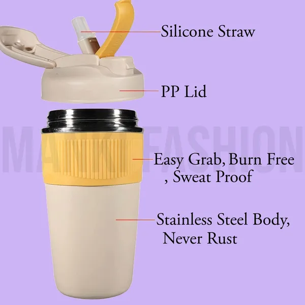 Yellow_Personalised_Coffee_Mug_With_Inbuilt_Straw_And_Sip_Lid_Leak_Proof_Double_Wall_Stainless_Steel_|_Your_Name_Print_(480_Ml)
