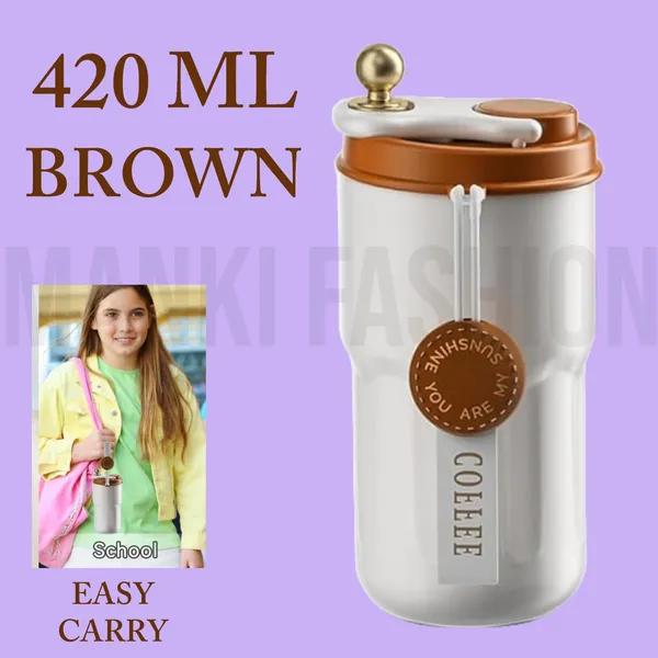 Brown_Personalised_Stainless_Steel_Vacuum-Insulated_Travel_Mug,_Double_Wall_Leak-Proof_|_Without_Smart_Display_(420_Ml)
