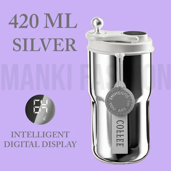 Silver_Personalised_Coffee_Mug_With_Digital_Display_|_316_Stainless_Steel_|_Insulated_|_Leak-Proof_With_Lid_(420_Ml)