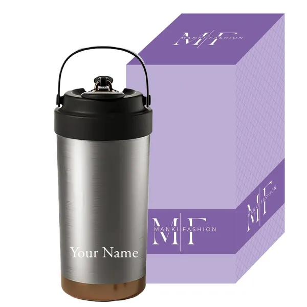 Silver_Personalised_Stainless_Steel_Coffee_Mug_With_Silicon_Grip_|_Hot_For_6_Hrs_|_Travel_Coffee_Your_Name_Print_Vacuum_Insulated_Mug_(500_Ml)