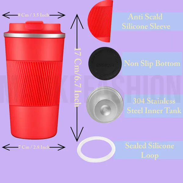 Red_Personalised_Travel_Insulated_Coffee_Cup_With_Leakproof_Lid_|_Stainless_Steel_Reusable_For_Hot_Cold_Coffee_(380_Ml)