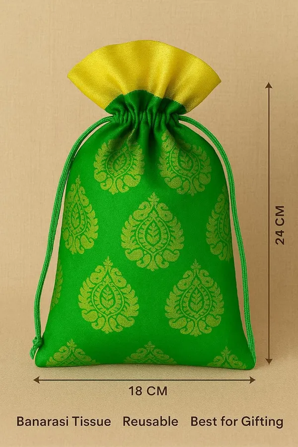 Green_Drawstrings_Potli_Bag_For_Gifting__(_23X18CM_)