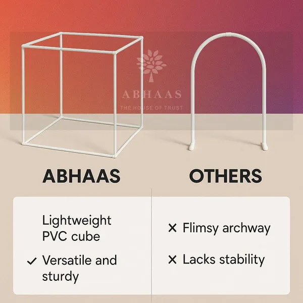 White_Diy_Mandap_Tent_Frame_Decorative_Stand_For_Home_Decor__(_16Inches_)