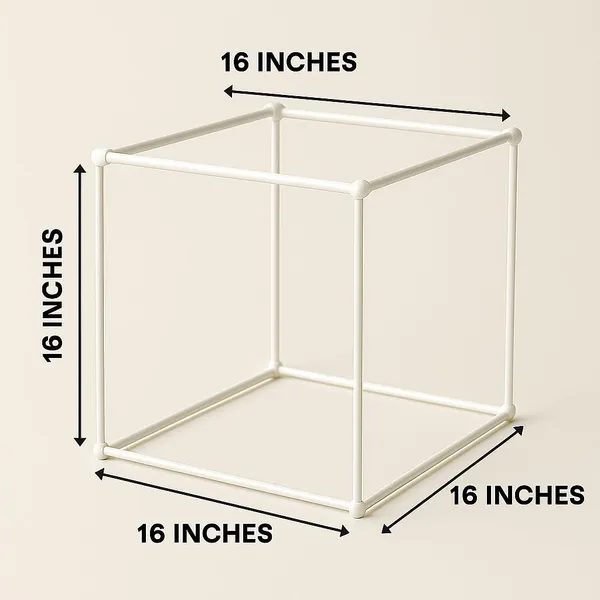 White_Diy_Mandap_Tent_Frame_Decorative_Stand_For_Home_Decor__(_20Inches_)