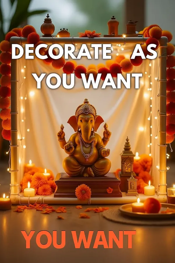 White_Diy_Mandap_Tent_Frame_Decorative_Stand_For_Home_Decor__(_20Inches_)