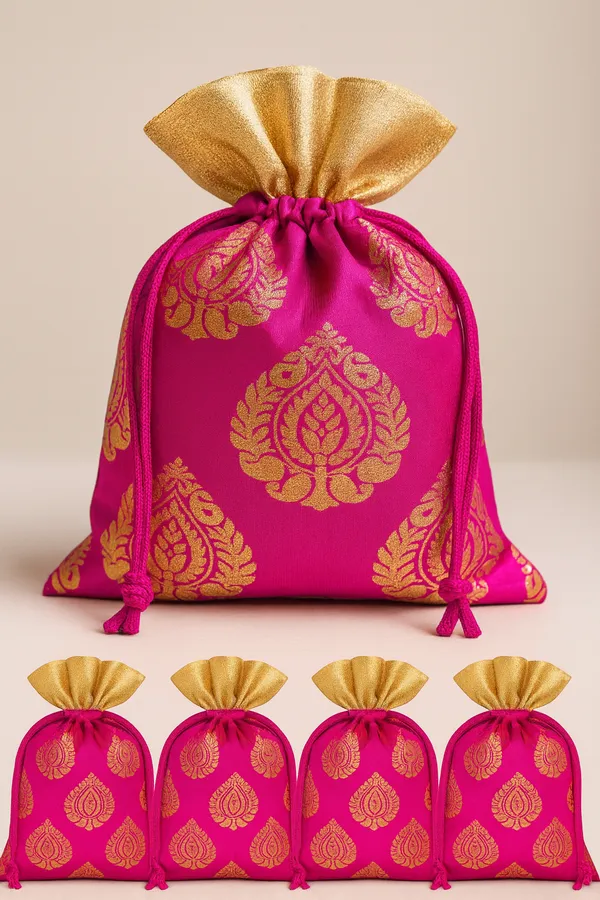 Magenta_Drawstrings_Potli_Bag_For_Gifting__(_23X18CM_)