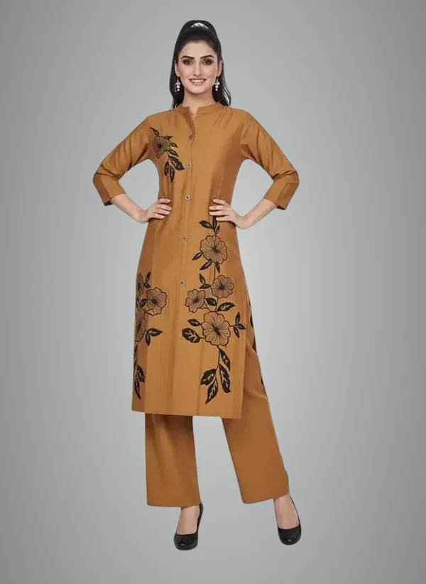 Mustard_Yellow_Cotton_Top_Palazzo_Set_For_Women