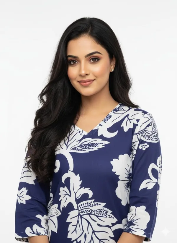 Navy_Blue_Cotton_Cordset_For_Women