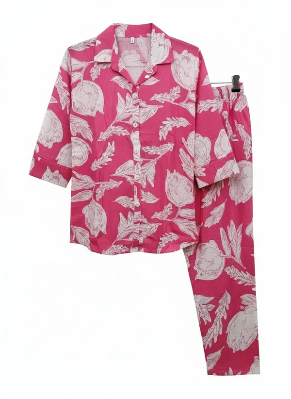 Dark_Pink_Cotton_Codset_For_Women