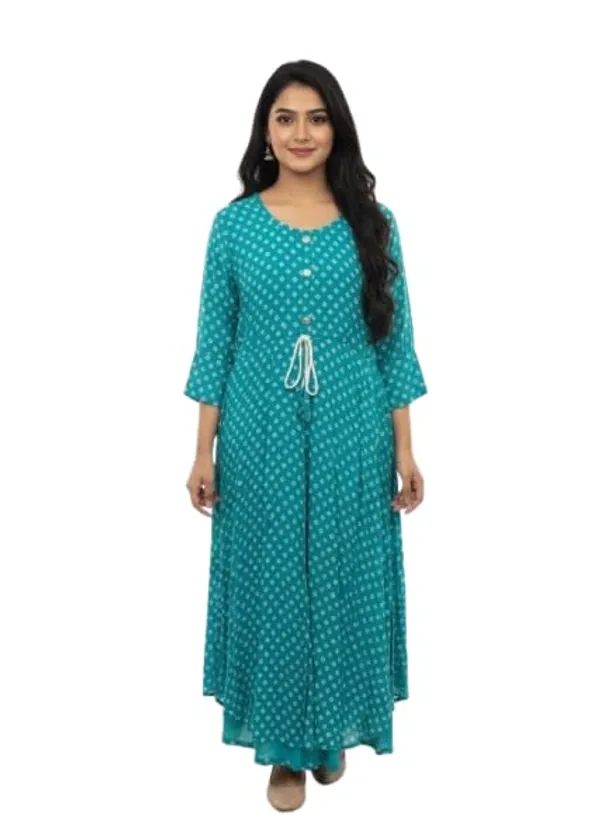 Blue_Cotton_Kurta_And_Pant_For_Women