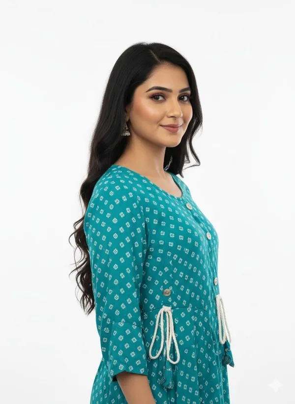 Blue_Cotton_Kurta_And_Pant_For_Women