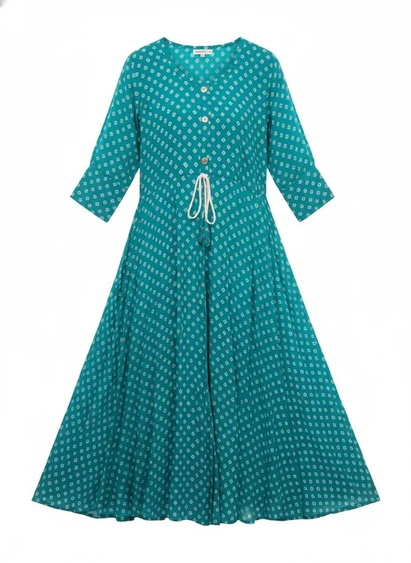 Blue_Cotton_Kurta_And_Pant_For_Women