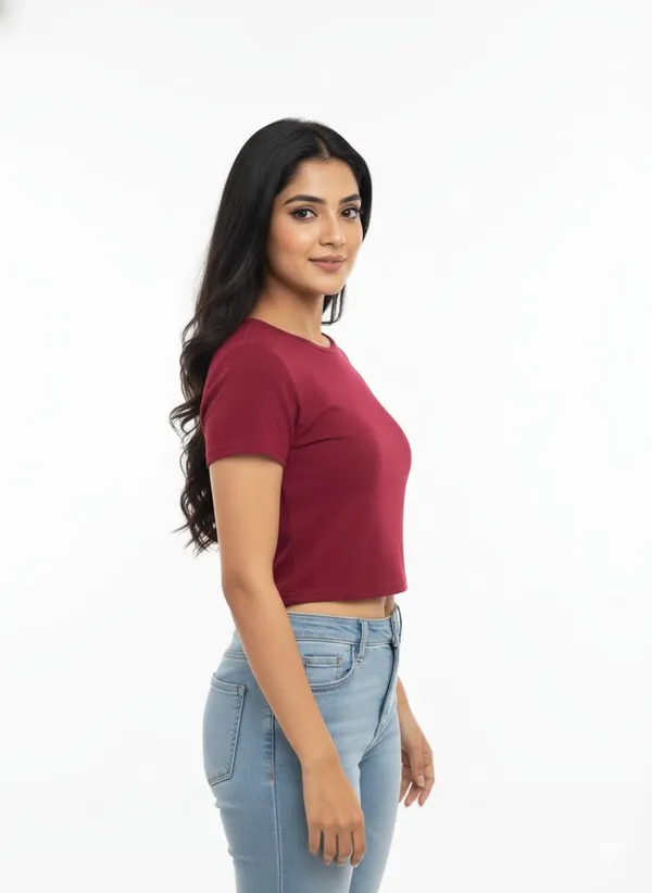 Maroon_Polyester_Crop_Top_For_Women