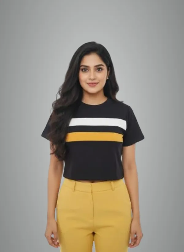 Navy_Blue_Polyester_Crop_Top_For_Women